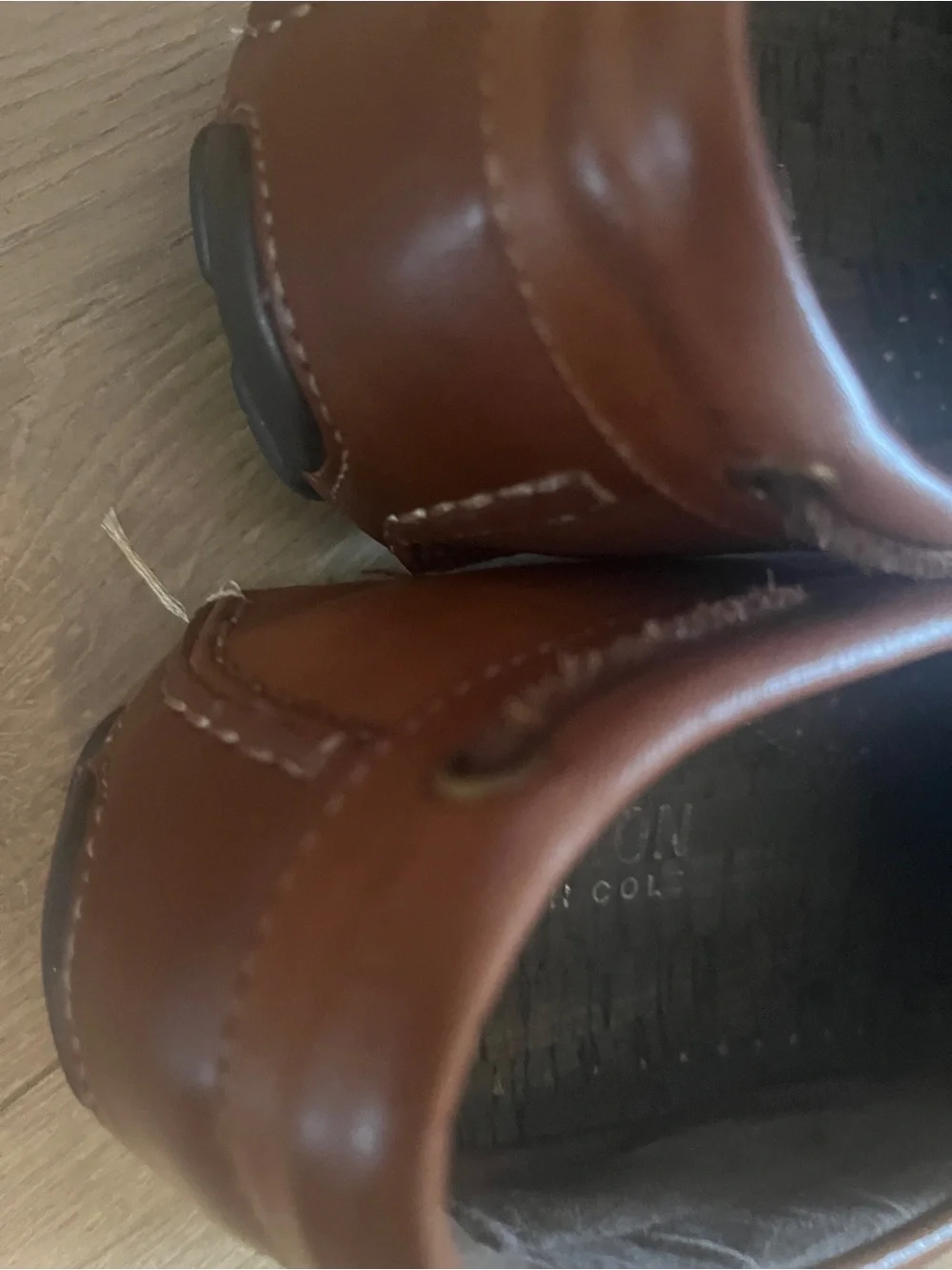 Kenneth Cole “Over the Moon” Leather Driving Loafers Slip on Shoes Men’s Size 10
